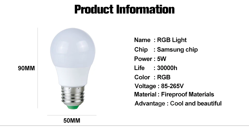 Светодиодный светильник E27 RGB светодиодный светильник E27 15 Вт 10 Вт 5 Вт RGBW с регулируемой яркостью светодиодный умный светильник для украшения дома праздника с пультом дистанционного управления