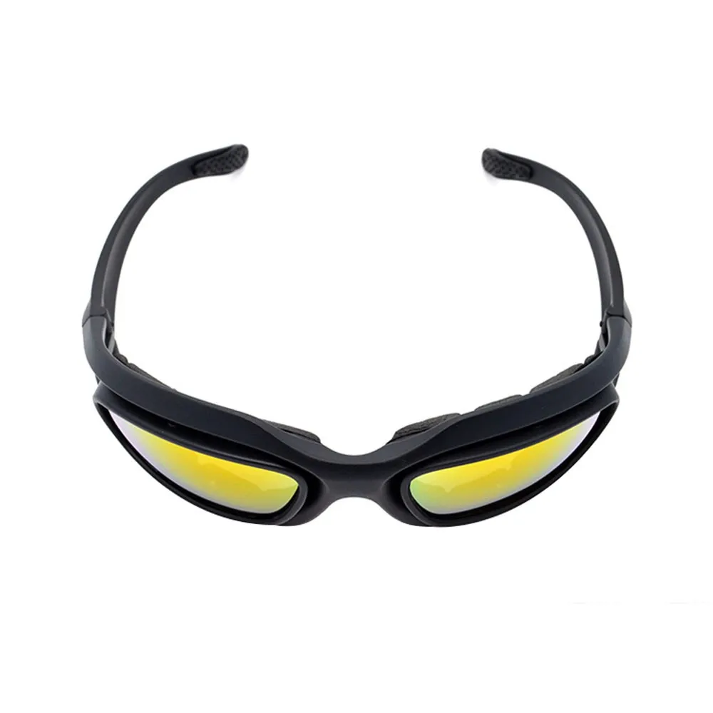 Поляризационные тактические очки военные солнцезащитные очки C5 мягкая оправа с 4 парными линзами для Dirt Bike Motocross Fox Racing