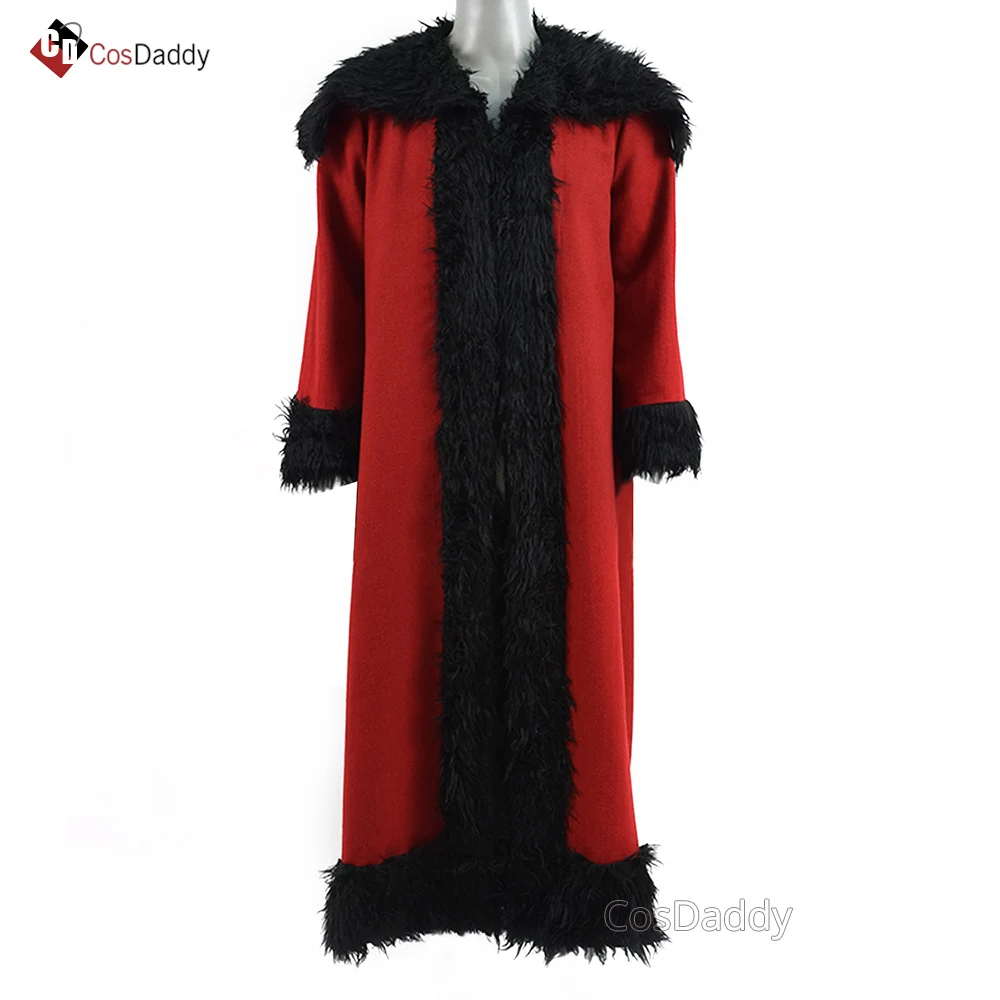 

rise of the guardians Red Santa Father Christmas Cosplay Fleece Coat Cape for Christmas Brand Cosdaddy