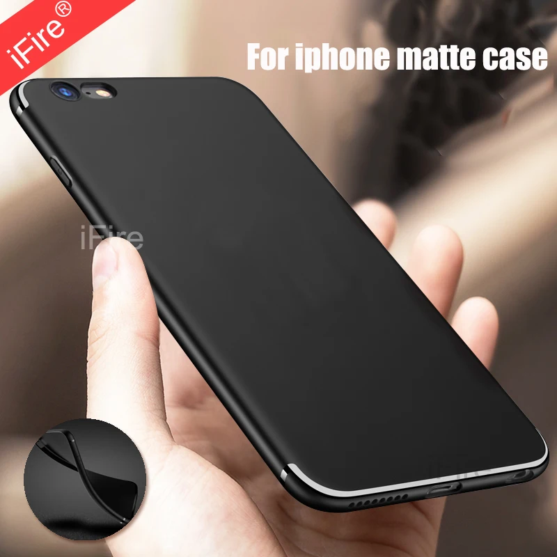 Мягкий матовый ультра тонкий ТПУ телефон чехлы для iphone X 7 plus Чехлы силиконовые