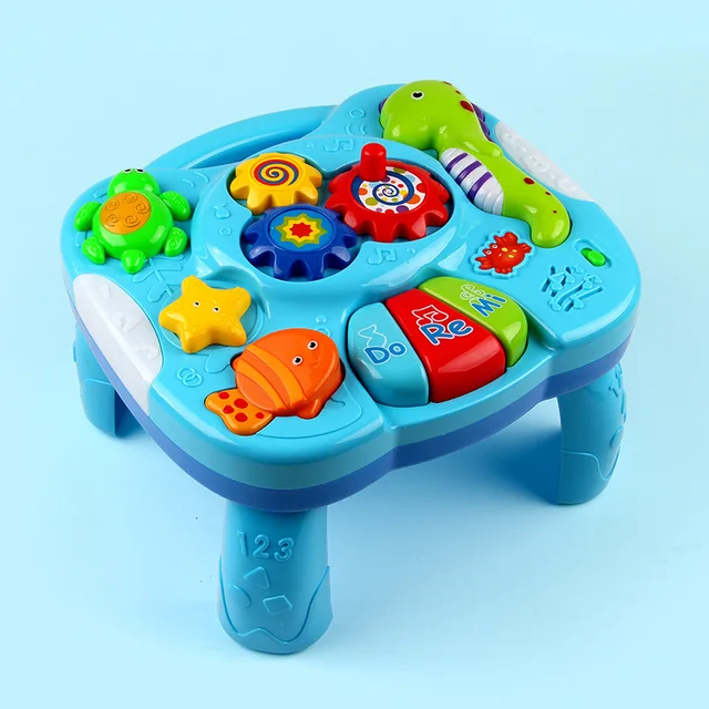 Baby Multi function Music Game Table Baby Early Childhood Educational