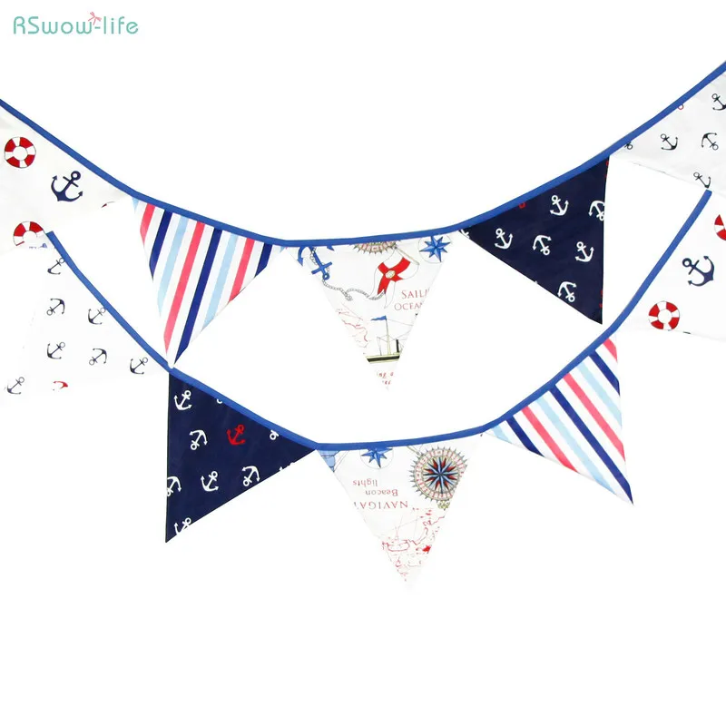

Children's Pirate Themed Birthday Decoration Pennants Party Sailors Flag Home Decoration Birthday Party Supplies