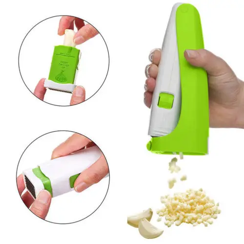 

Convenient Garlic Cutter Magic Grater Garlic Mincer Squeeze Garlic Cuber Press Chopper Useful To Use