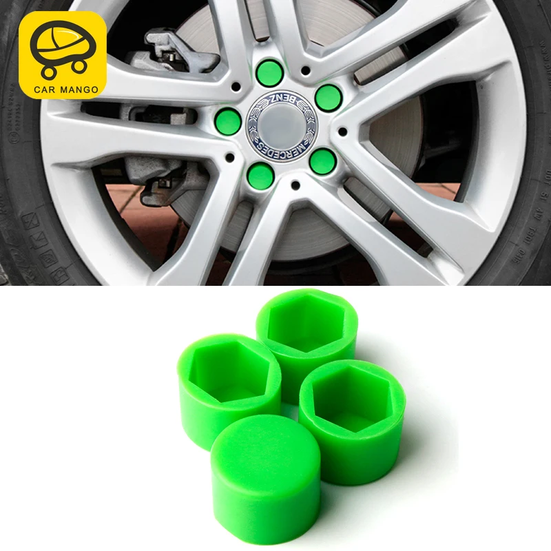 

CarManGo For Mercedes Benz A B C E S Class GLA CLA G500 GLE GLC ML GLK G Auto Wheel Screw Cover Protect Accessories