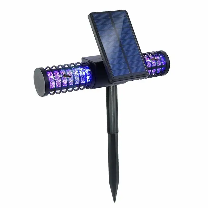 Solar Mosquito Killer Lamp Outdoor Waterproof UV LED Lawn Light USB Charging Automatic Switch Mosquito Ant Fly Bug Lighting