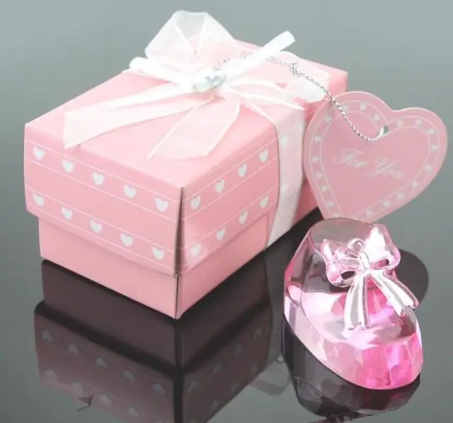 50pcs Baby Shower Gift For Guests Pink Color Crystal Baptism Favor 50pcs Baby Shower Gift For Guests Pink Color Crystal Baptism Favor