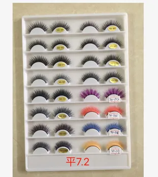 

10 pairs of 5D multiple styles eyelashes cross false eyelashes eyelashes eyelashes makeup eyelashes retractable reuse eyelashes