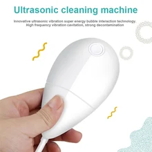 Горячая новинка чистящий инструмент фруктовые ювелирные изделия портативный мини ультразвуковая стиральная машина Вибрационный очиститель для белья HY99 AU27