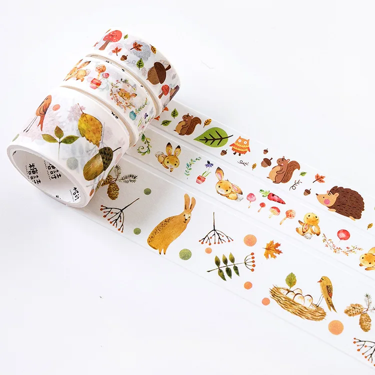 

3 pcs/pack Picking Fruit Washi Tape Set DIY Scrapbooking Sticker Label Masking Tape School Office Supply