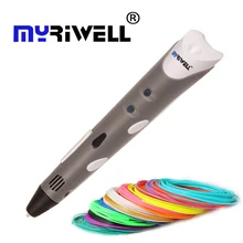 Creative 3D Printing Pens Intelligence Drawing 3d printer pen With ABS Filament 3D Best Gift for Kids Printer Pens Free Shipping