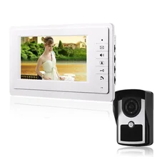 On Sale HD 7“ TFT Color Video door phone Intercom Doorbell System Kit IR Camera Doorphone Monitor Speakerphone Intercom