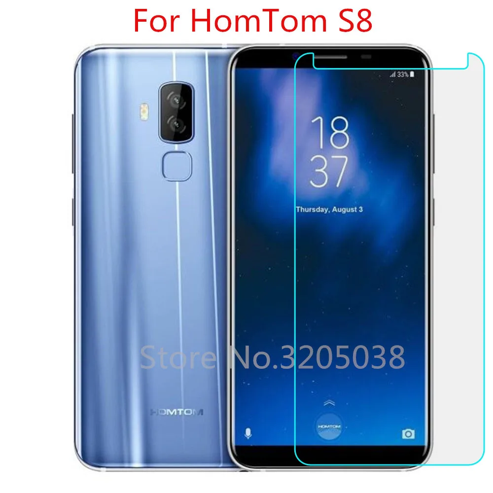 2 шт закаленное стекло для HomTom S8 на экран Защитная пленка телефона