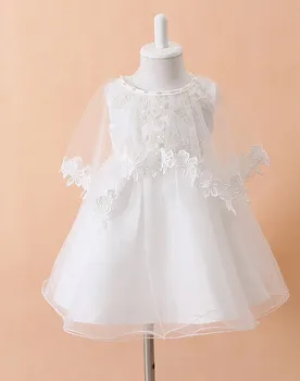 

Summer Lace Baby Girl dress Christening Gown Infant Girl White Princess Baptism Dress for Girls Toddler Baby Birthday Dresses