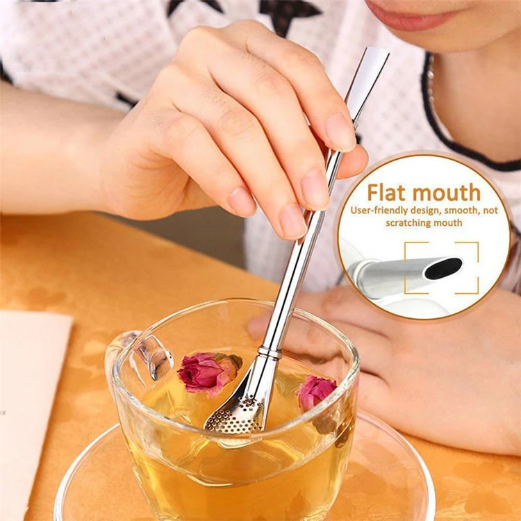 LA-MIU-Stainless-Steel-Drinking-Straws-Spoon-Double-ring-Bombilla-Filter-Yerba-Mate-Tea-Coffee-Gadget (2)
