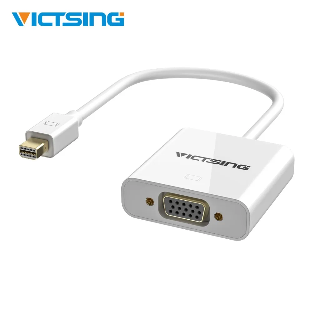 VicTsing Mini Display Port To VGA адаптер разъем Thunderbolt DP (папа мама) кабель конвертер для