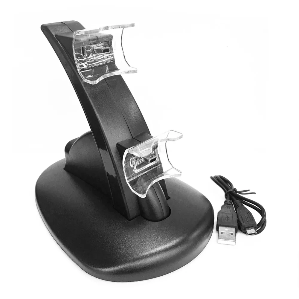 Mini LED Light Quick Dual USB Charging Dock Stand Charger For PlayStation 3 For PS3 Controller Console Black With USB Cable Mini LED Light Quick Dual USB Charging Dock Stand Charger For PlayStation 3 For PS3 Controller Console Black With USB Cable