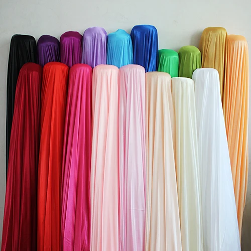 

5 Meters High-grade decoration light pearl ice silk material Wedding gauze curtain background Ice silk cloth fabric wholesale