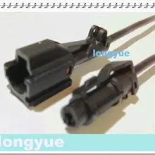Longyue 2 комплекта s Универсальный 1way KET Разъем косичка спрятанный жгут проводки Мужской и Женский комплект провод 15 см