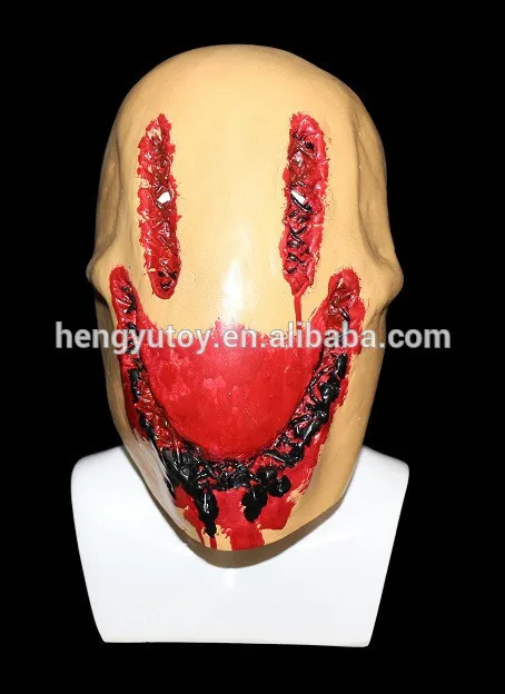 Creepy latex doll mask