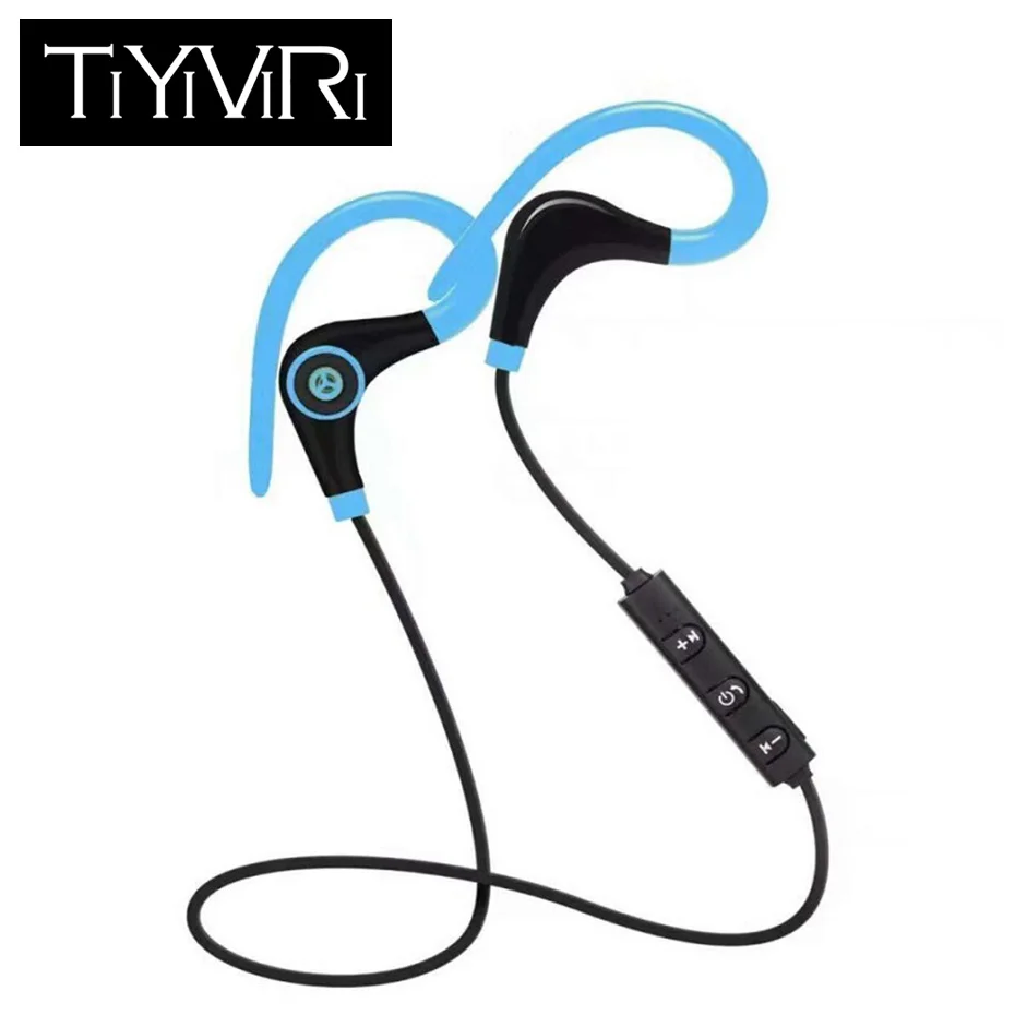 Беспроводные наушники bluetooth влагонепроницаемые спортивные для бега с микрофоном