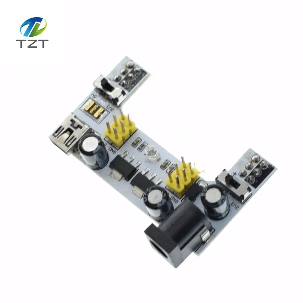 

1pcs MB102 white Breadboard Power Supply Module 3.3V 5V For Arduino Solderless