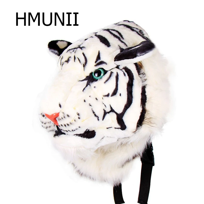 

2020 New Cool HUGE Luxury Tiger Head White Tiger Girl school bag Fashion Luxury Style Bag Women Knapsack Backpack Boy Tiger Bags