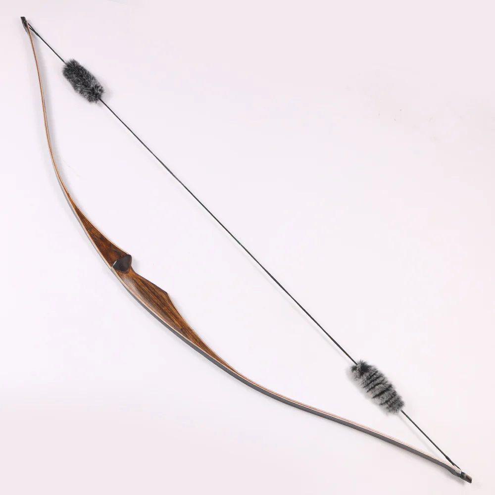 

Traditional Black Archery Supplies For Outdoor Sports Competitions With Small Long Bows