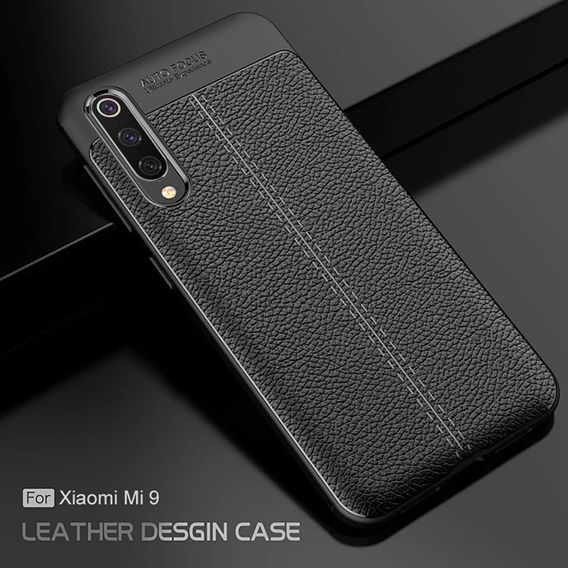 Чехол для Xiaomi mi 9 SE ультратонкий кожаный мягкий силиконовый чехол из ТПУ телефона