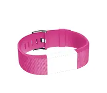 Wrist Band for Fitbit charge2 Silicone Material Intelligent Wearable Device Accessories Rosepink Color Suitable for Men/Women