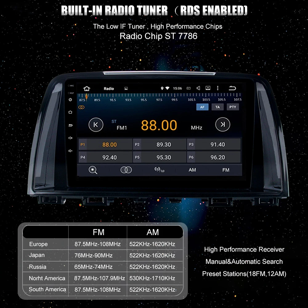 Cheap Dasaita 9 Inch Android Car GPS DVD Player Navi for Mazda 6 Atenza Stereo Autoradio 2013 2014 Bluetooth WIFI Mirror Link DAB+ 4G 10