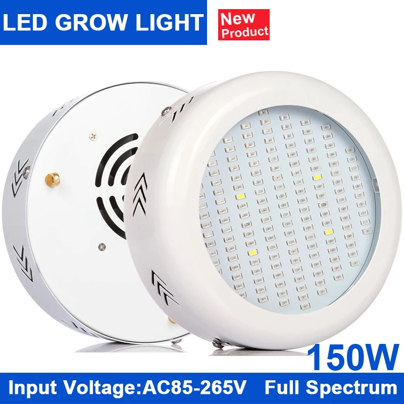 

KINDOMLED 1pcs High Power Full Spectrum 150W UFO Led Plant Grow Light for plants Flowering lighting aquarium led lighting