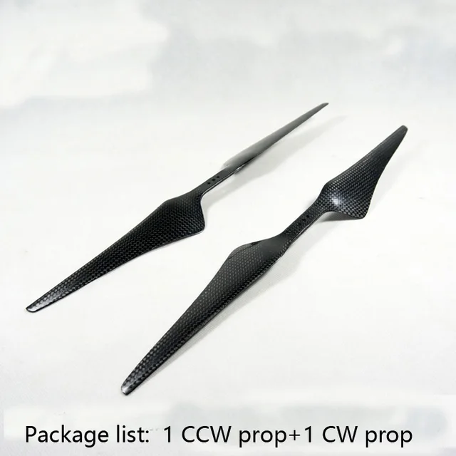 Camera Drone Accessories Diy 15 Inch 16 Inch 17Inch Quad Carbon Fiber Propeller 1555 1655 1755 Cw Ccw Propellers Uav Drone Parts