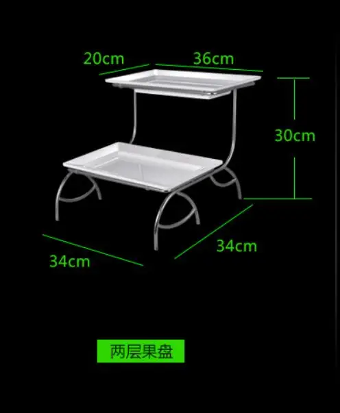 Хороший буфет стенд фруктовый поднос полка с тарелкой