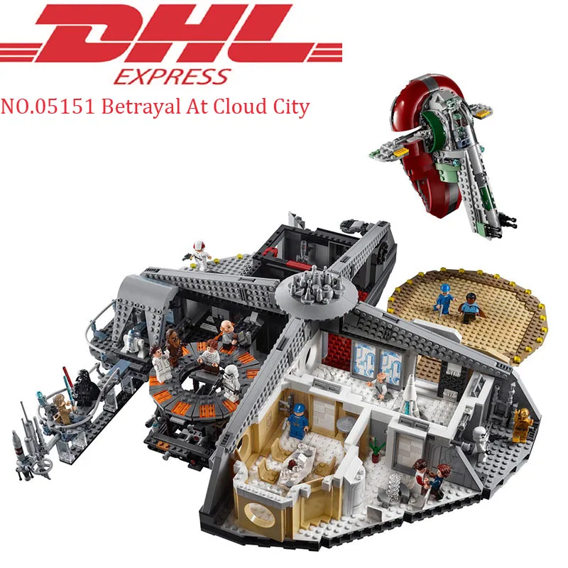 

Lepin 05151 3149Pcs Star Wars Betrayal At Cloud City Sets Model Building Kits Blocks Bricks Kids Toys Compatible Legoing 75222