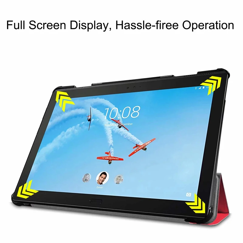 US $548.00 100Pcslot Ultra Slim Smart Shell Standing Cover with Auto WakeSleep For Lenovo Tab P10 101 TBX705F TBX705L Tablet