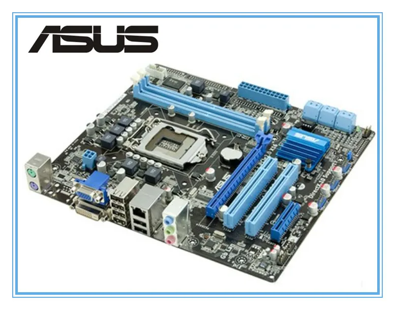Asus P7H55-M PLUS Desktop Motherboard H55 Socket LGA 1156 i3 i5 i7 DDR3 16G  Original Used Mainboard PC