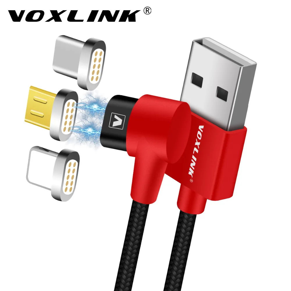 3 IN 1 USB Cable,VOXLINK 5V 2A USB Fast Charging Data Cable