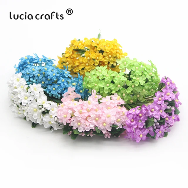 11 8 De Réductionlucia Artisanat 1 Paquet 115mm Tissu De Soie Faux Bouquet De Fleurs Artificielles Pour La Fête De Mariage Hôtel Maison