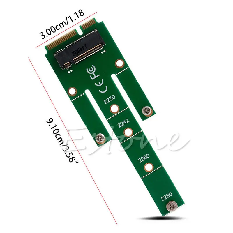 M.2 B Ключ SATA на основе SSD для MSATA конвертер адаптер карты 22x60 мм