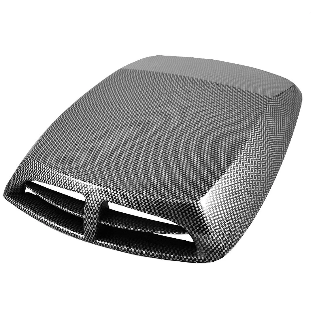 Car Mini Checker Print Scoop Vent Cover Decorative Air Flow Hoodin Air