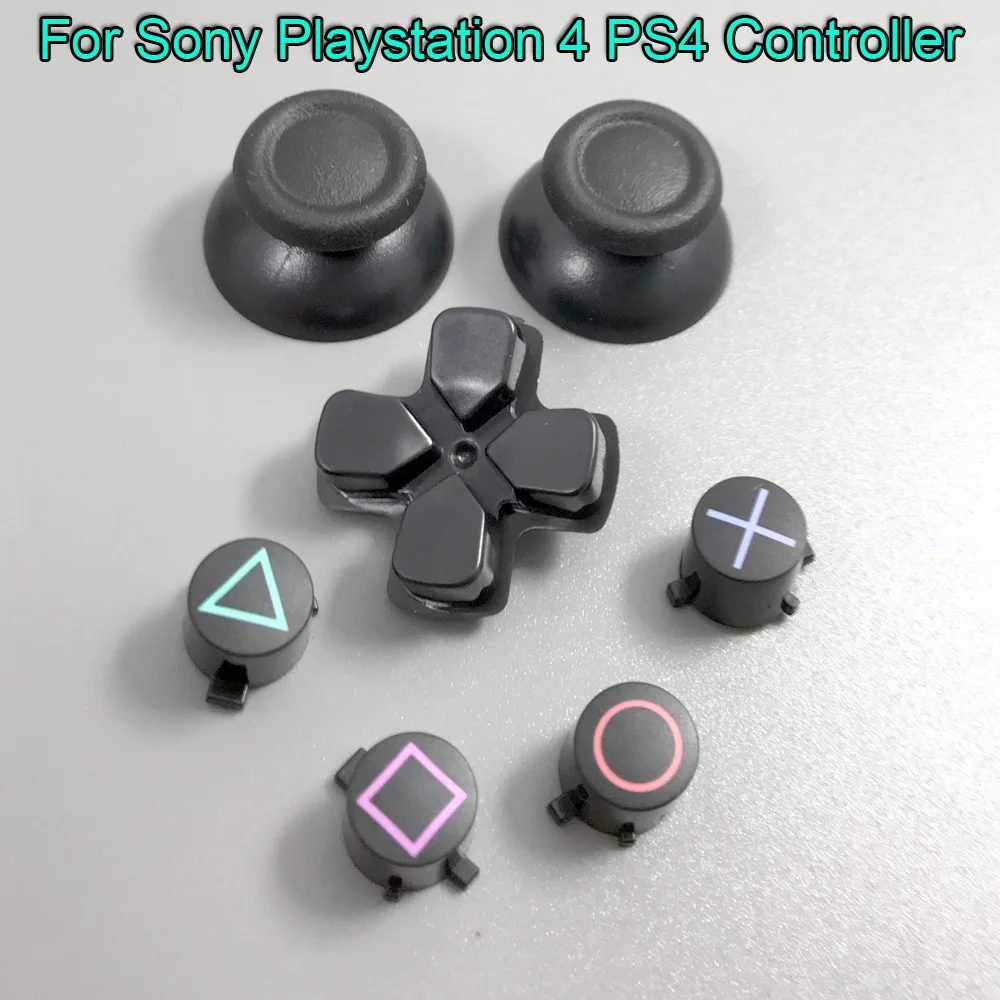 

1set NEW 3D Analogue Controller & Full Set Action D-PAD Button for Sony PS4 DS4 Controller Analog Stick Cap Grips