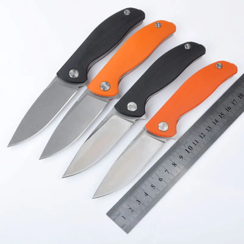 Good Quality Small F3 59HRC D2 blade G10 handle 2 Colors ...