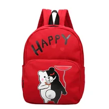 Japan Anime Danganronpa Monokuma Canvas Backpack Dangan Ronpa Students Shoulder Bag Rucksack for Teenagers Free Shipping