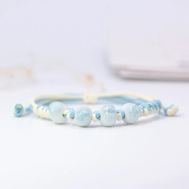 

Ice crack DIY Boho Ceramic Bracelets Ceramic Wholesale Bracelets Bangles drop shipping fashion bracelet