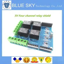 4 channel 5v relay shield module, Four channel relay control board relay expansion board for arduino UNO R3 mega 2560