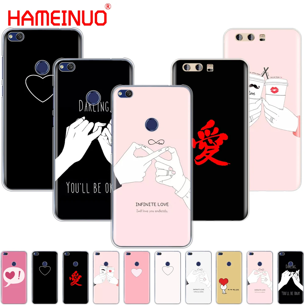 HAMEINUO дорогой чехол для телефона в простом стиле с надписью be ok huawei Ascend P7 P8 P9 P10 lite