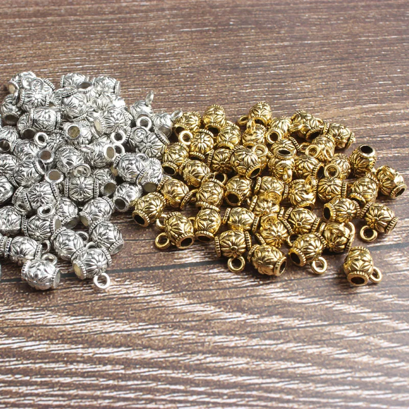 

LanLi 8mm 36pcs Hooked vase spacing beads DIY men and women bracelet necklace ankle and Accessories wholesale