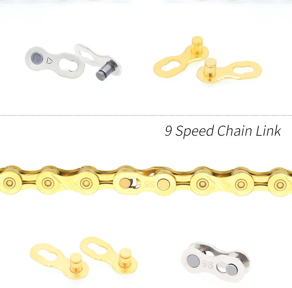 Perfect MTB Road Bike Chain Connector Silver Gold 6/7/8 9 10 11 24/27/30 Speed Bicycle Quick Master Chain Pin Chain Buckle Link Joint 5 Perfect MTB Road Bike Chain Connector Silver Gold 6/7/8 9 10 11 24/27/30 Speed Bicycle Quick Master Chain Pin Chain Buckle Link Joint 5