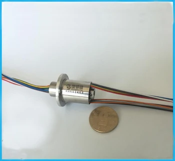 

Electric Brush Thin-wall Conductive Slipring 2A 6/12/18 Channel Slip Ring Out Dia. 16/20/22/25/36mm Stainless Steel Case