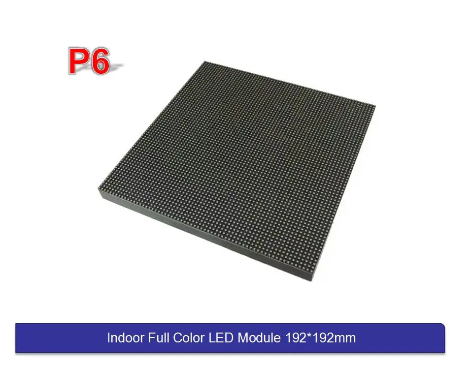 

P6 32x32pixels indoor full color SMD3528 3in1 RGB led display module P2.5 P3 P4 P5 P7.62 P8 P10 led screen panel for stage
